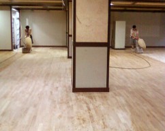 대구 용전초등학교 강당 샌딩…