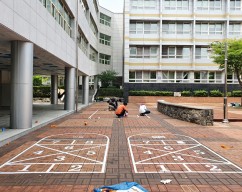 서부초등학교 운동장 민속놀이…